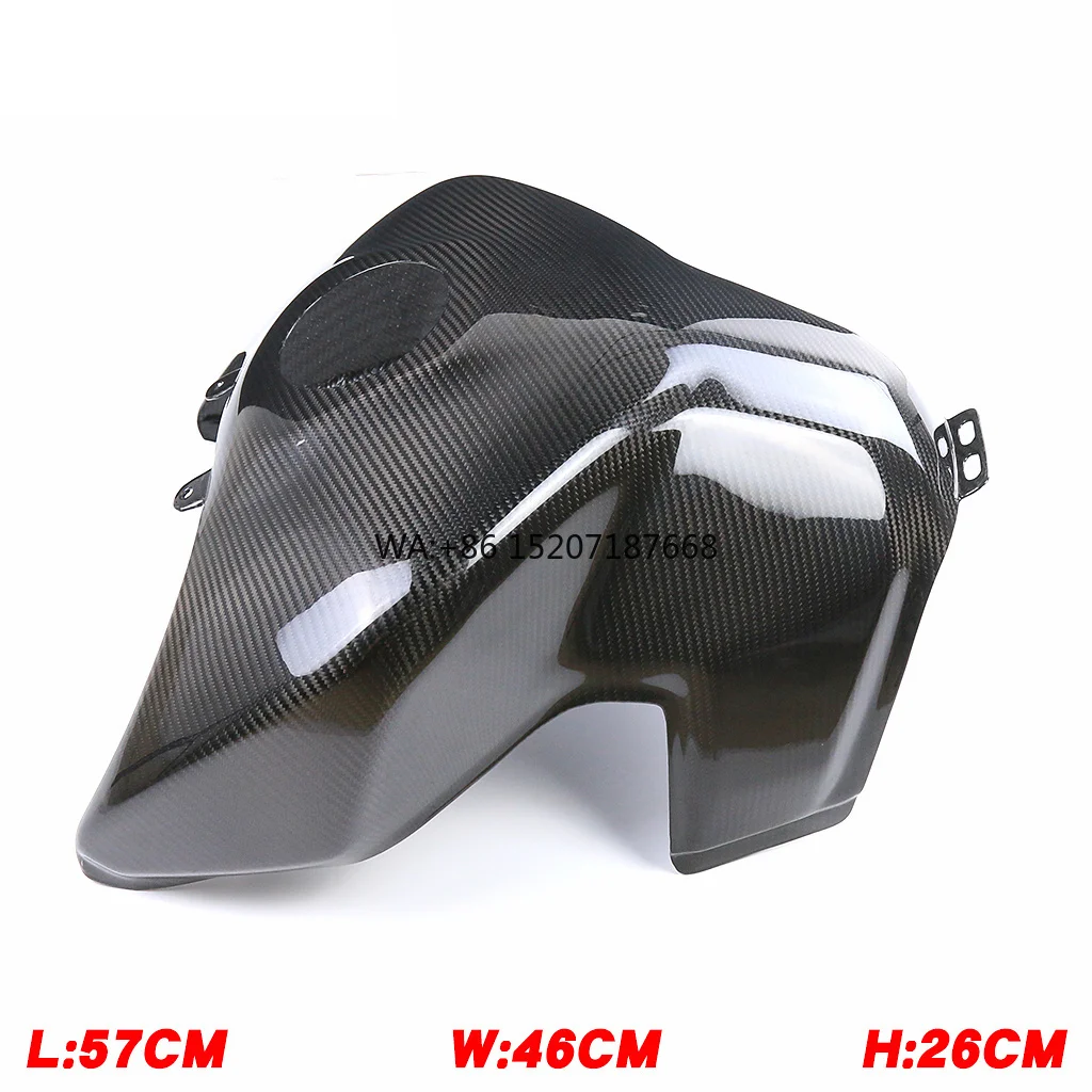 

100% 3K чистое углеродное волокно мотоцикла, передняя полная крышка топливного бензобака, обтекатель для Yamaha MT09 FZ09 2017-2020