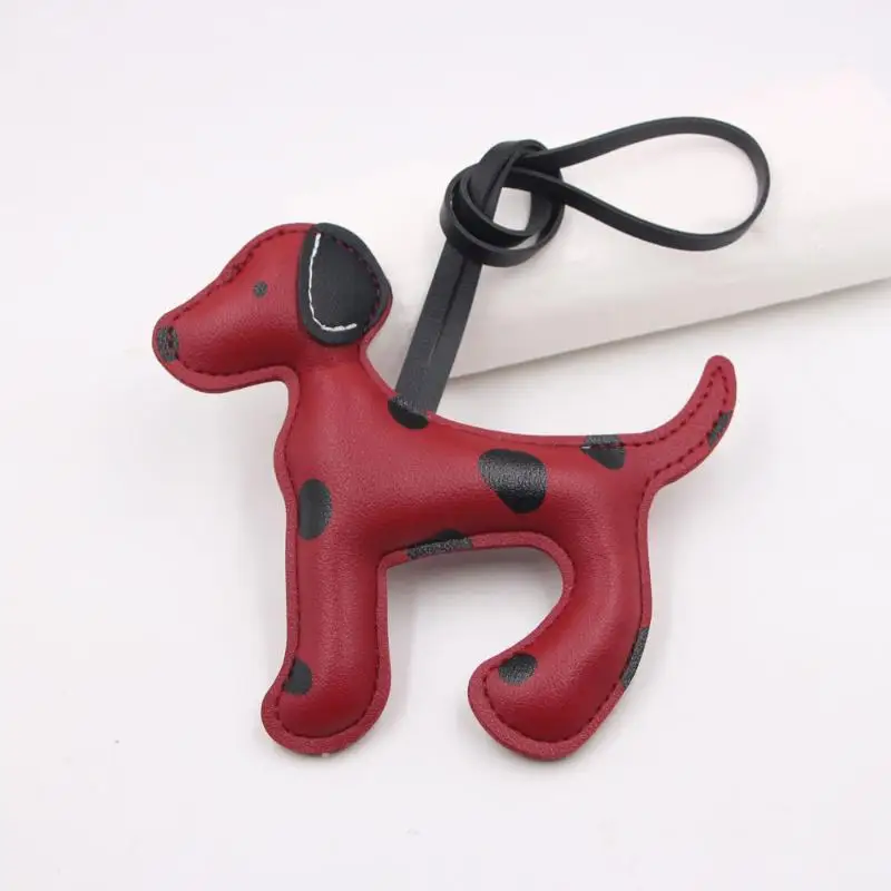 1 Stück ​ ​ Schultertaschen-Anhänger, Niedlicher Dalmatiner-Hund-Charm, Lederband für Rucksäcke, DIY-Zubehör, Ideales Geschenk für Frauen – Detail 7