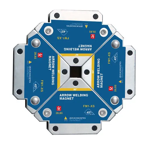 4 fijadores de soldadura magnéticos 45 °   90 °   135 °   Posicionador de soldadura magnético multiángulo, herramientas de localización auxiliar de ferrita, posicionador de soldadura