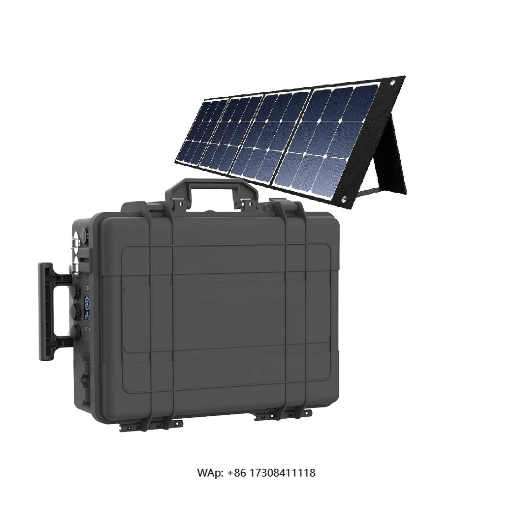 2000 Watt Portable Solar Generators High Capacity Lithium Ion Batteries Solar Panels and Automotive Power