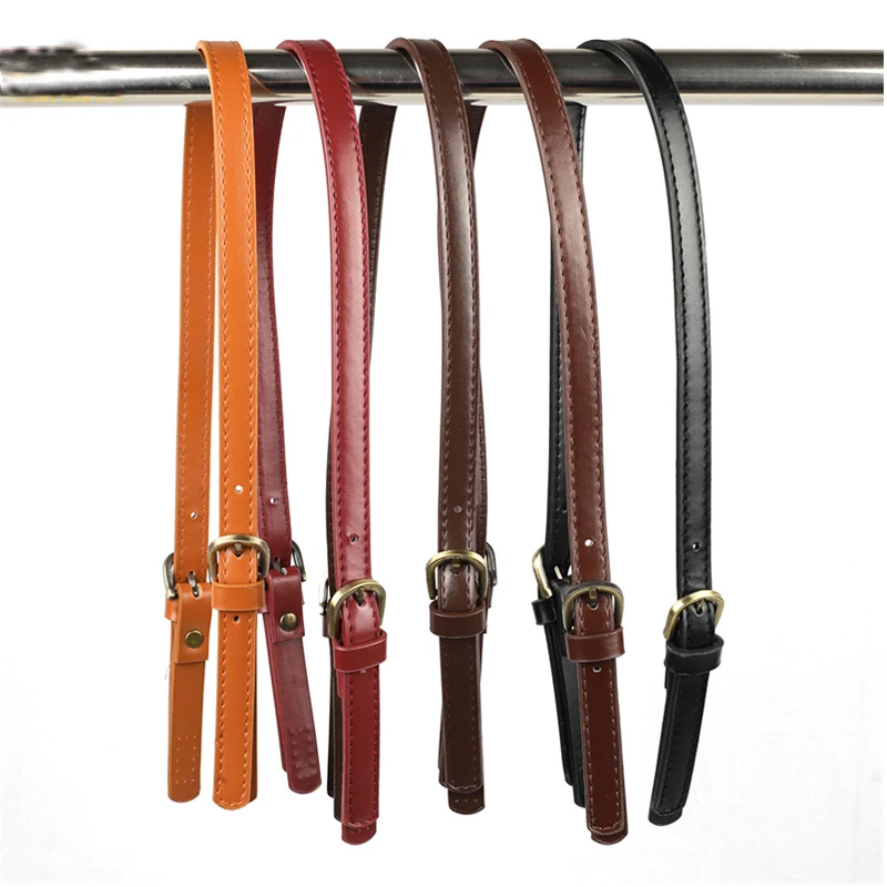 2Pcs 70cm Bag Belt Detachable PU Leather Handle Lady Shoulder Bag DIY Replacement Accessories Handbag Band Handle Strap Band