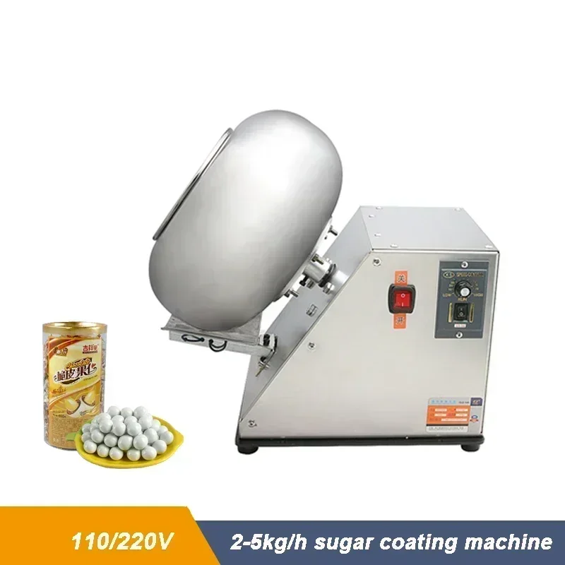 

Excellent Best Seller First Hot Sales 110/220V Peanut Sugar Coating Machine Stainless Steel Chocolate Coater Rounding Pills Film