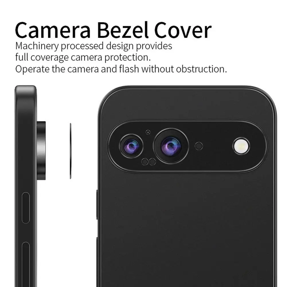 Protector de lente de cámara de Metal para Googl Pixel 9 Series, accesorios de cubierta de lente para Pixel 9 Pro XL K5K6