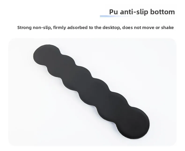 Dicke Schaumstoff-Handgelenkauflage Mauspad Tastaturunterlage Ergonomische Schreibtischunterlage für Büro und Gaming 5 Musteroptionen – Detail 5