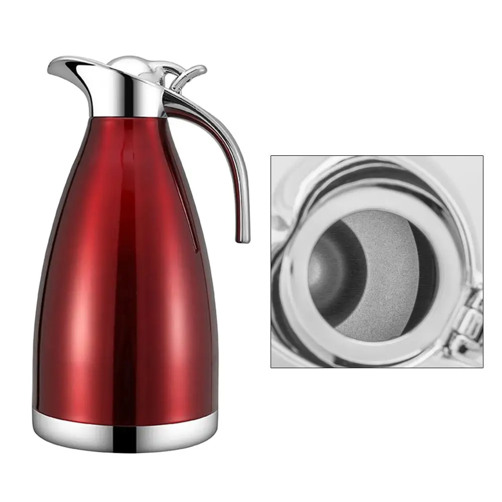 

Double Layer Insulated Thermal Bottle Stainless Steel Vacuum Pot Large Capacity Anti Leak Suitable for Home Office Travel