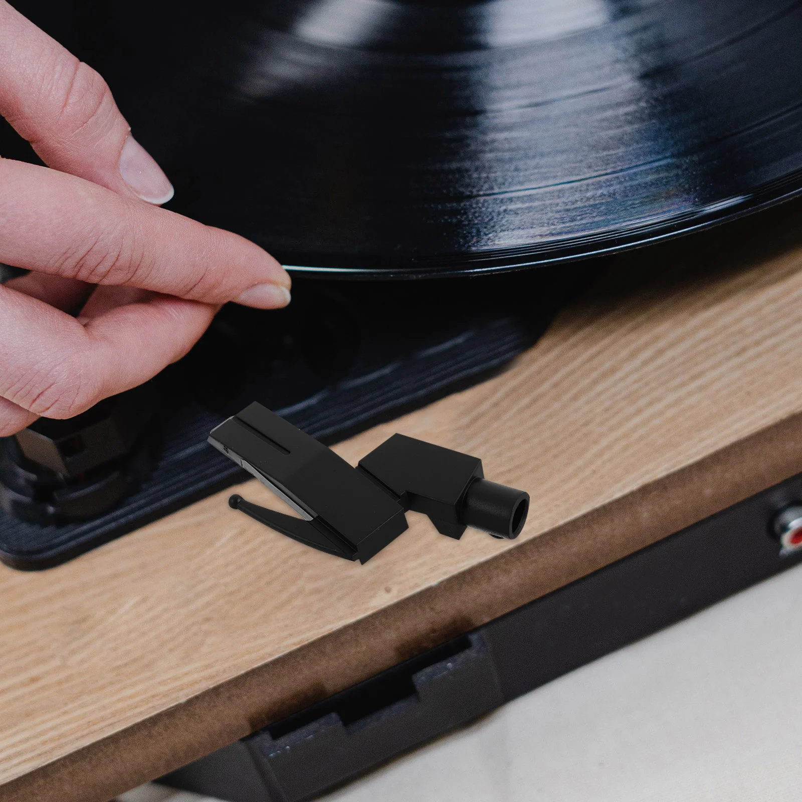 Accessorio per giradischi con guscio stilo Robusto supporto in plastica per ago fonografo Parti per giradischi con prestazioni affidabili per vinile
