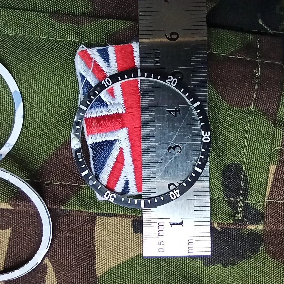 

Special aluminum ring for diving quartz military watch