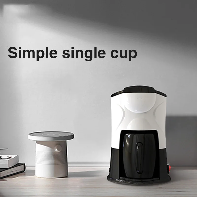 CM-801 Household Food Grade Pp Electric Coffee Maker Portable Full Automatic American Coffee Machine Small Tea Making Machine