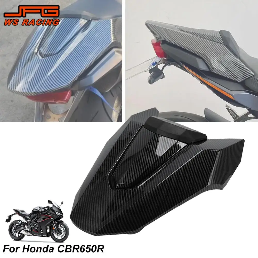 

Rear Seat Cover Motorcycle Accessories Rear Tail Fairing Cowl Carbon Fiber Pattern Hump Cover for Honda CBR650R CBR650 2019-2023