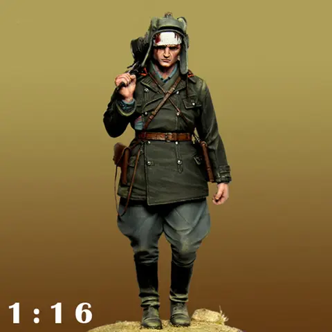 1/16 Resinfigur Omålad Modellbyggsats, Militärt tema, Omonterad och omålad Kungafamilj, 10 best sales 1 16 hartsfigurer - №4