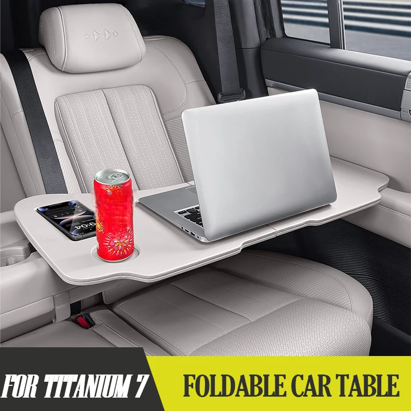 Foldable Car Table for BYD Leopard 7 Titanium 7 Car Interior Meal Laptop Camping Desk Modification Accessories