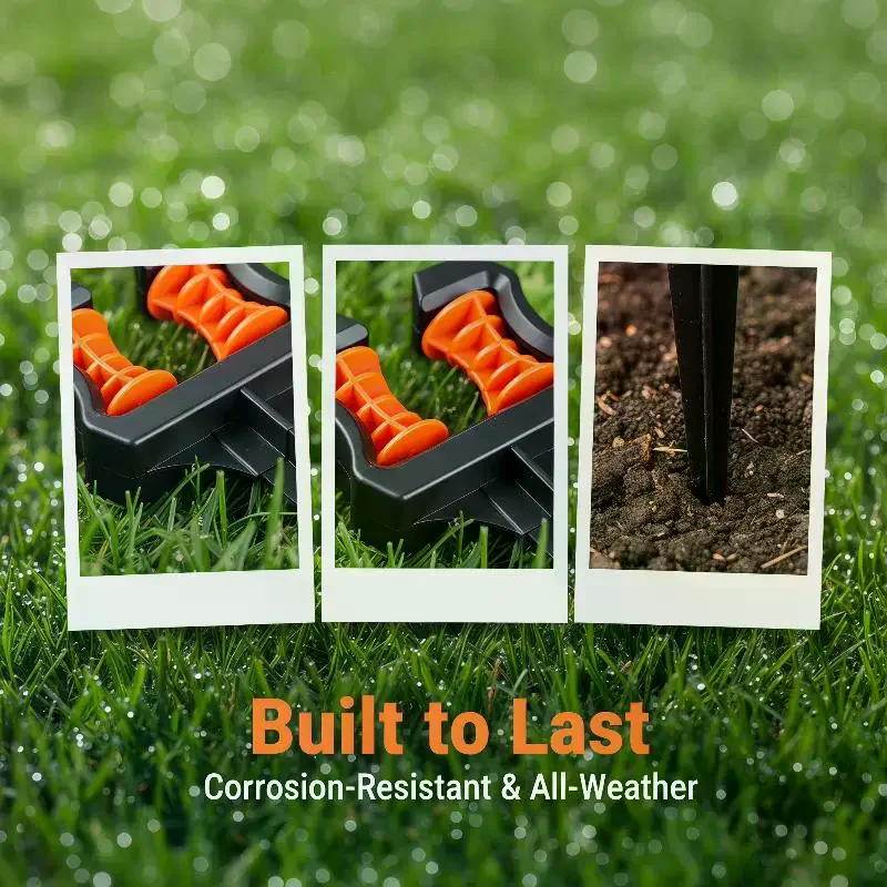 

Reliable Hose Positioning with Garden Spike Holder for Landscape Water Irrigation