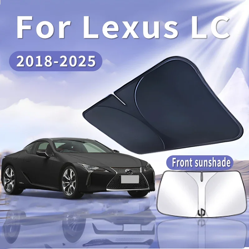 

Car Sun Visor For Lexus LC Z100 2018~2025 2019 2020 Front Windshield Sunshade Heat Insulation Summer Cooling Auto Accessories