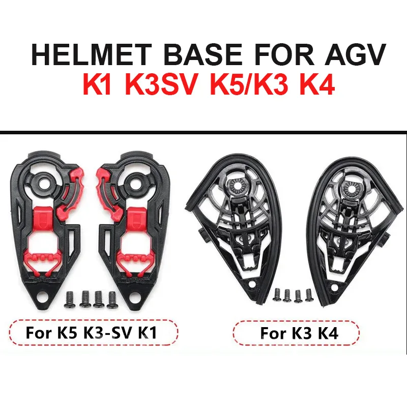 Shield Lock Motorcycle Helmet Parts Accessories Helmet Visor Base Lock for AGV K3 K4 K1 K3SV K5 accesorios para moto  мотошлем