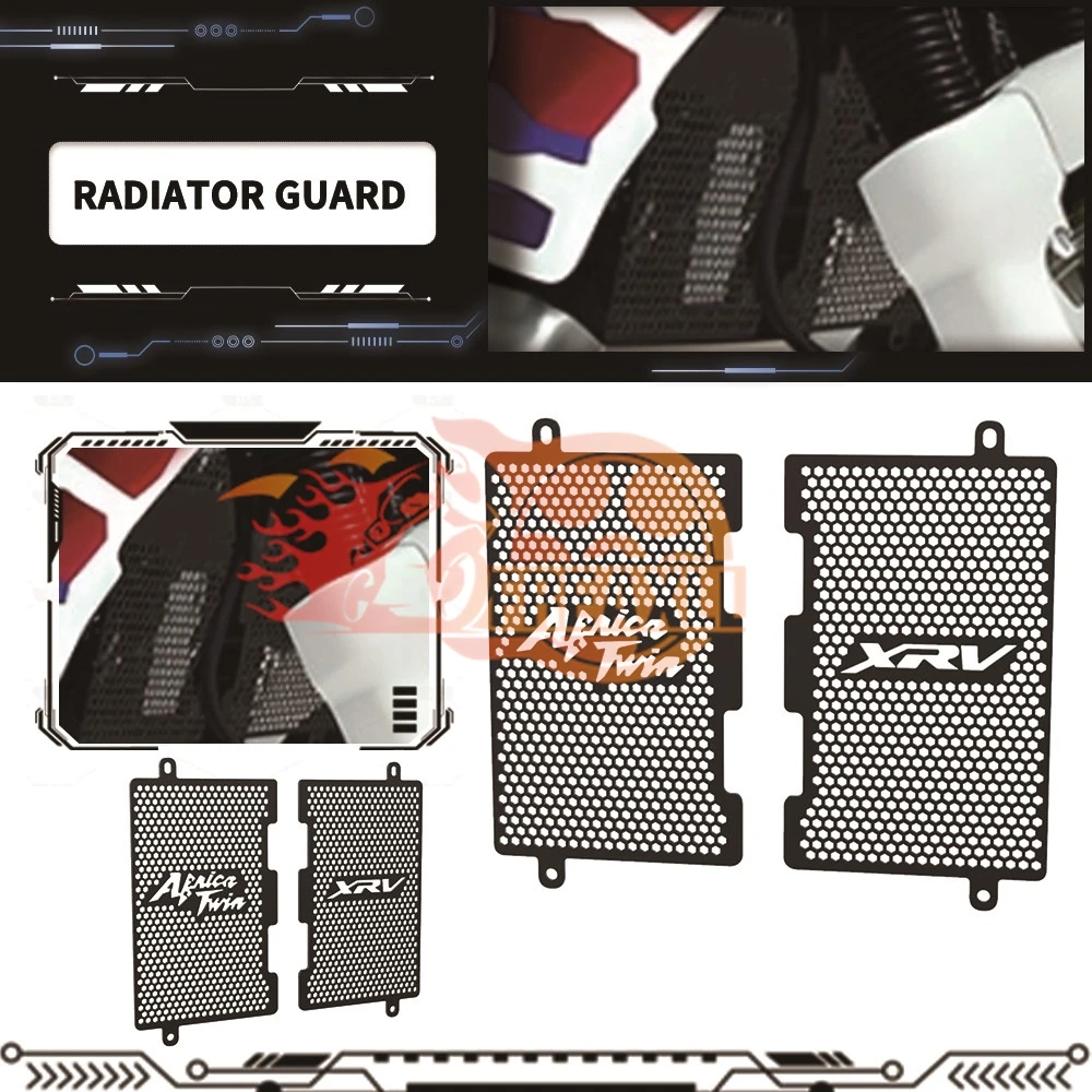 

Аксессуары для мотоциклов для HONDA XRV650/XRV750 AFRICA TWIN 650, защита радиатора, защитная решетка для резервуара для воды, сетка AFRICATWIN 750