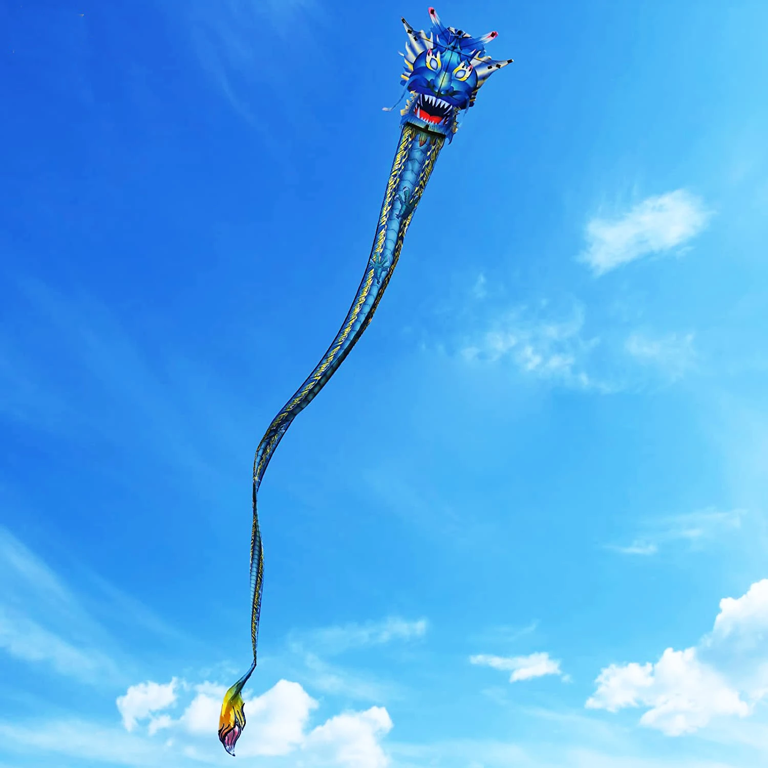 New High Quality 5m/7m Power Single Line  Green Dragon  Kites Sports Beach With Kite Handle and String Easy to Fly