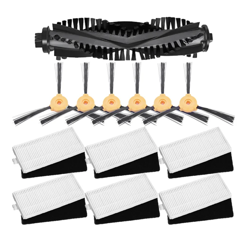 

AB08-Replacement Roller Brush HEPA Filter Side Brush For Ecovacs Deebot 605 Vacuums Cleaner Accessories Parts