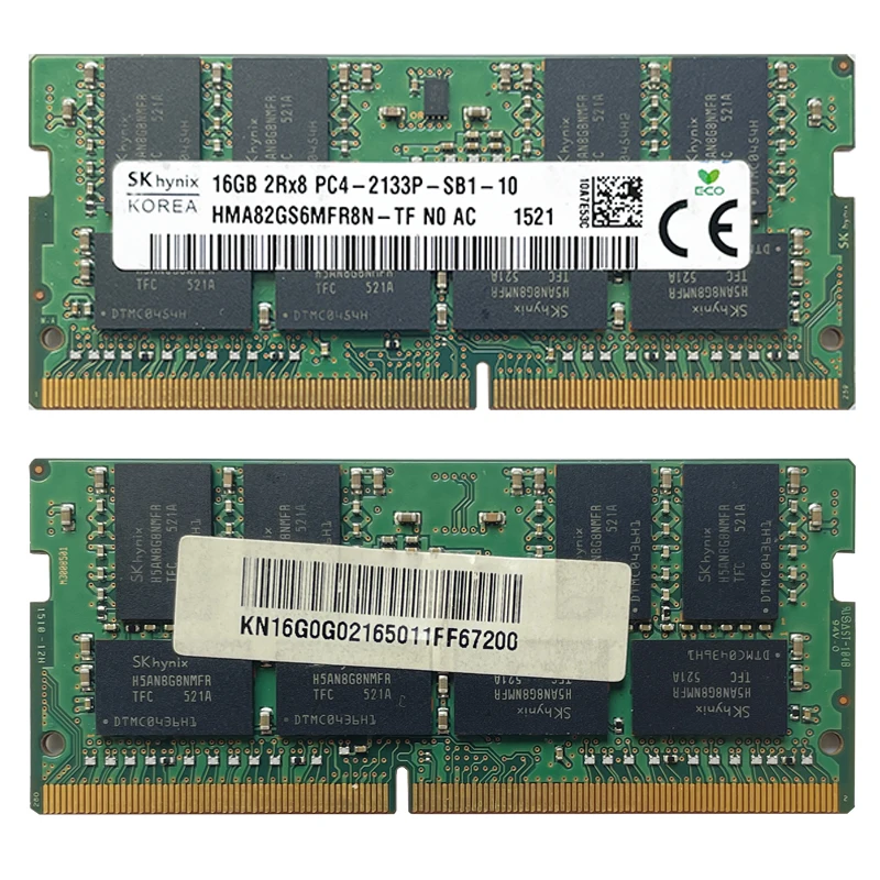 SK hynix ddr4 16gb 2400MHZ RAMs SODIMM DDR4 16GB 2Rx8 PC4-2400T-SE1-11 память для ноутбука 1,2 V