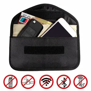SIGNAL BLOCKER CASE BLOCKING BAG, PHONE CAR, FARADAY CAGE, KEYLESS RFID, SAFE FOB POUCH, INTERNAL ACCESSORY SAFE 10 Main Sales Mobile Signal Blocker - №10