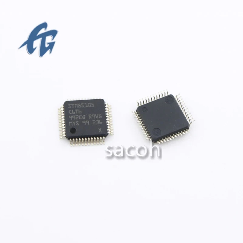 New Original 5Pcs STM8S105C6T6 LQFP48 Microcontroller Chip 8-Bit 32K Flash Memory Integrated Circuit Good Quality