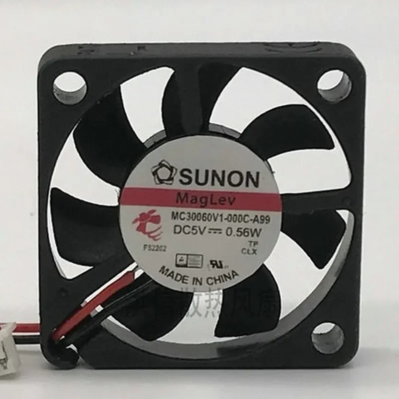 for SUNON MC30060V1-000C-A99 30x30x6mm 5V 0.56W DC Brushless Cooling Fan for Drone RC Quadcopter Micro Blower