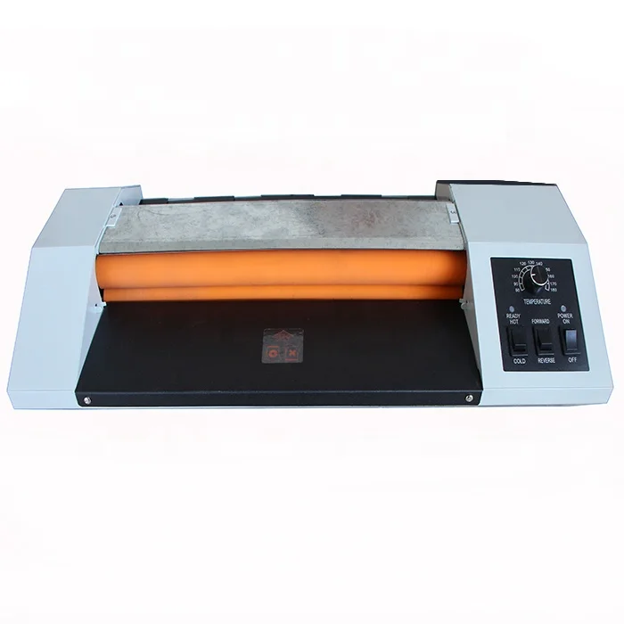 

A3-330C Silicon Roller Hot Cold Pouch Laminator With Speed Adjustment