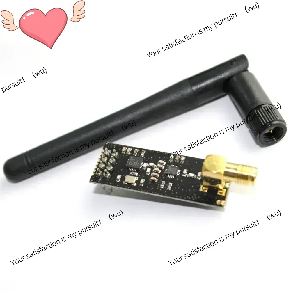 Pack of 2, 1/5 NRF24L01 + PA + LNA wireless module adapter board 3.3V, suitable for smart car robots