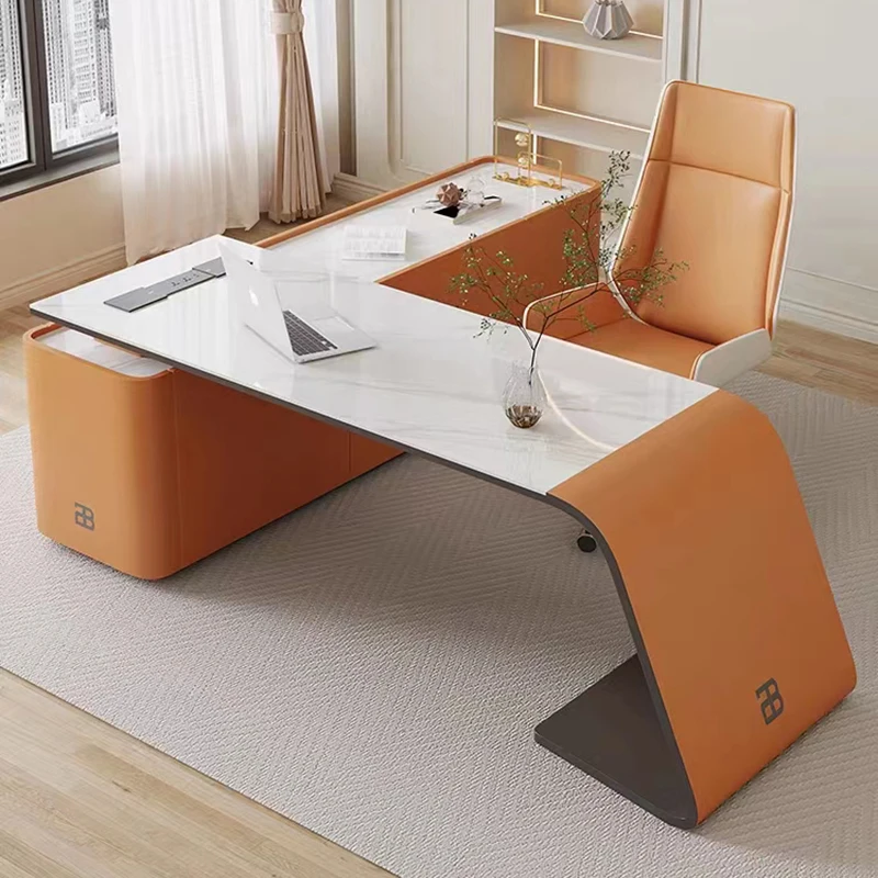 Modern Desk Furniture Room Office Automatic Writing Table Executive L Shaped Escritorios De Oficina Conference Tables Work