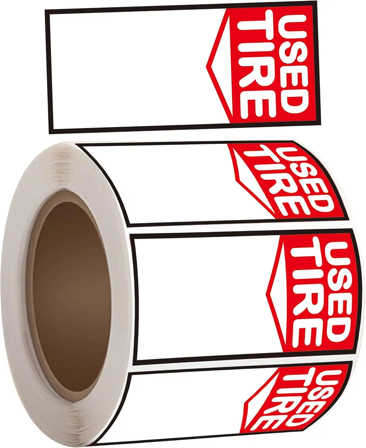 

Used Tire Label Price Stickers & Shop Inventory Tags for Wheels - 2 3/4 x 6 InchTire Sale Roll Stickers for Auto Tire Repair Ret