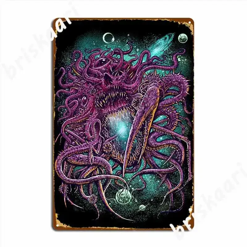 Azathoth The Nuclear Chaos Metal Sign Living Room Design Plaques Club Home Tin Sign Posters