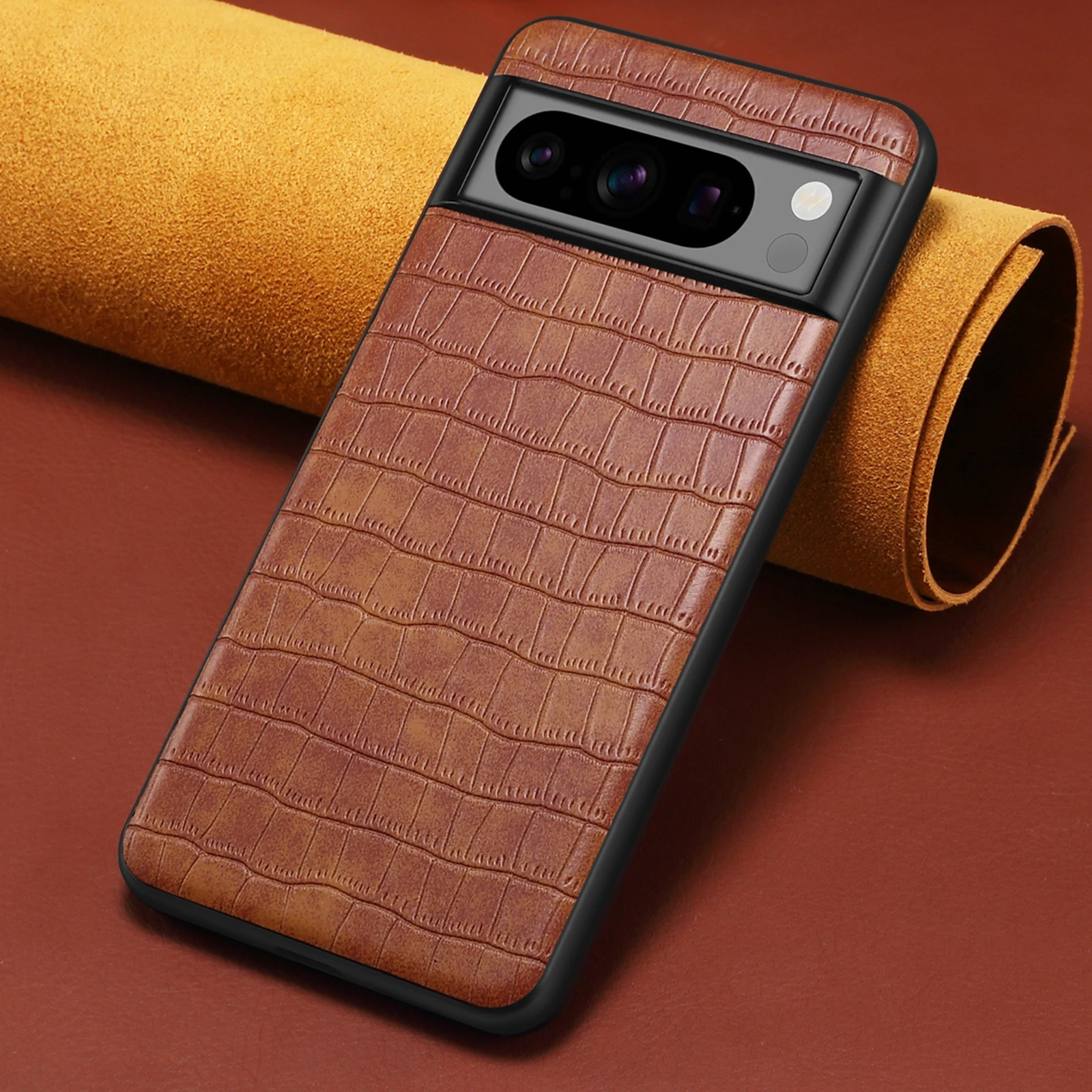 Coque de téléphone de luxe en simili cuir, toucher mat, pour Google Pixel 10 Pro XL 9A 8 7, unisexe, pour proches, amis et aînés, cadeau de vacances