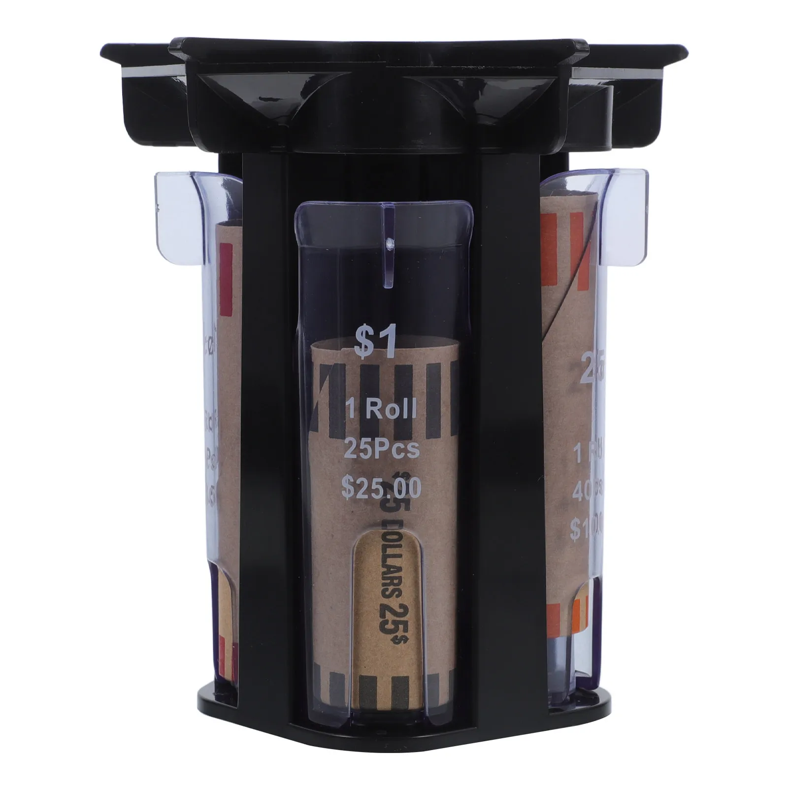 

Sleek Compact Coin Organizer Bucket for Desk Sorting Management Reusable Coin Container Solutions Desktop Organizer