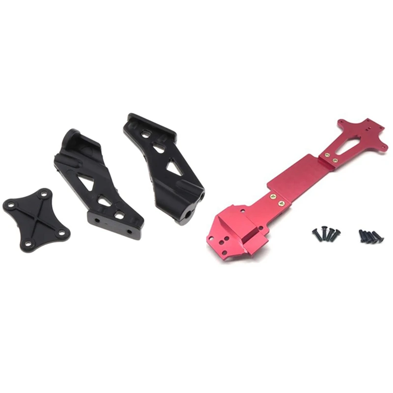 Metal Second Floor Board With Tail Fixed Parts Tail Wing Firmware Fittings Set For Wltoys 144001 1/14 4WD RC Car Parts