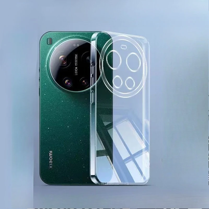

Для Xiaomi 17 ультра прозрачные мягкие силиконовые чехлы из ТПУ для телефонов, задние чехлы для Xiaomi Mi 17Ultra Mi17Ultra, защитный чехол