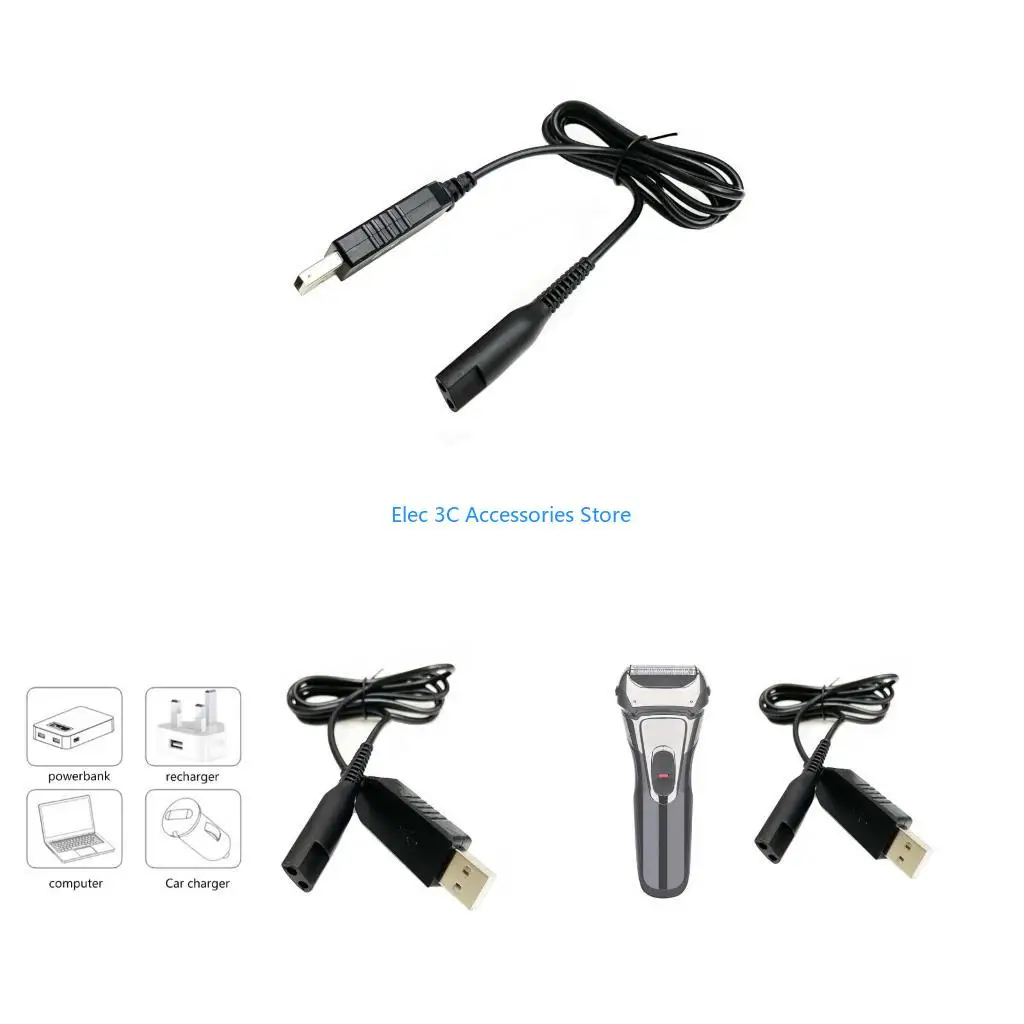 Y51A for Braun1-9 Series Shaver Cable Durable and Efficient Charging Solution