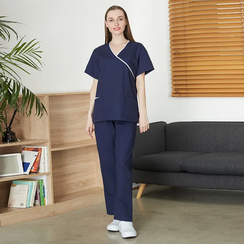 Schönheitssalon-Set, chirurgische Polyester-Baumwolle, Mundchirurgie, Raumkleid, Haustier, Krankenhaus, Krankenschwester, Peeling-Anzug