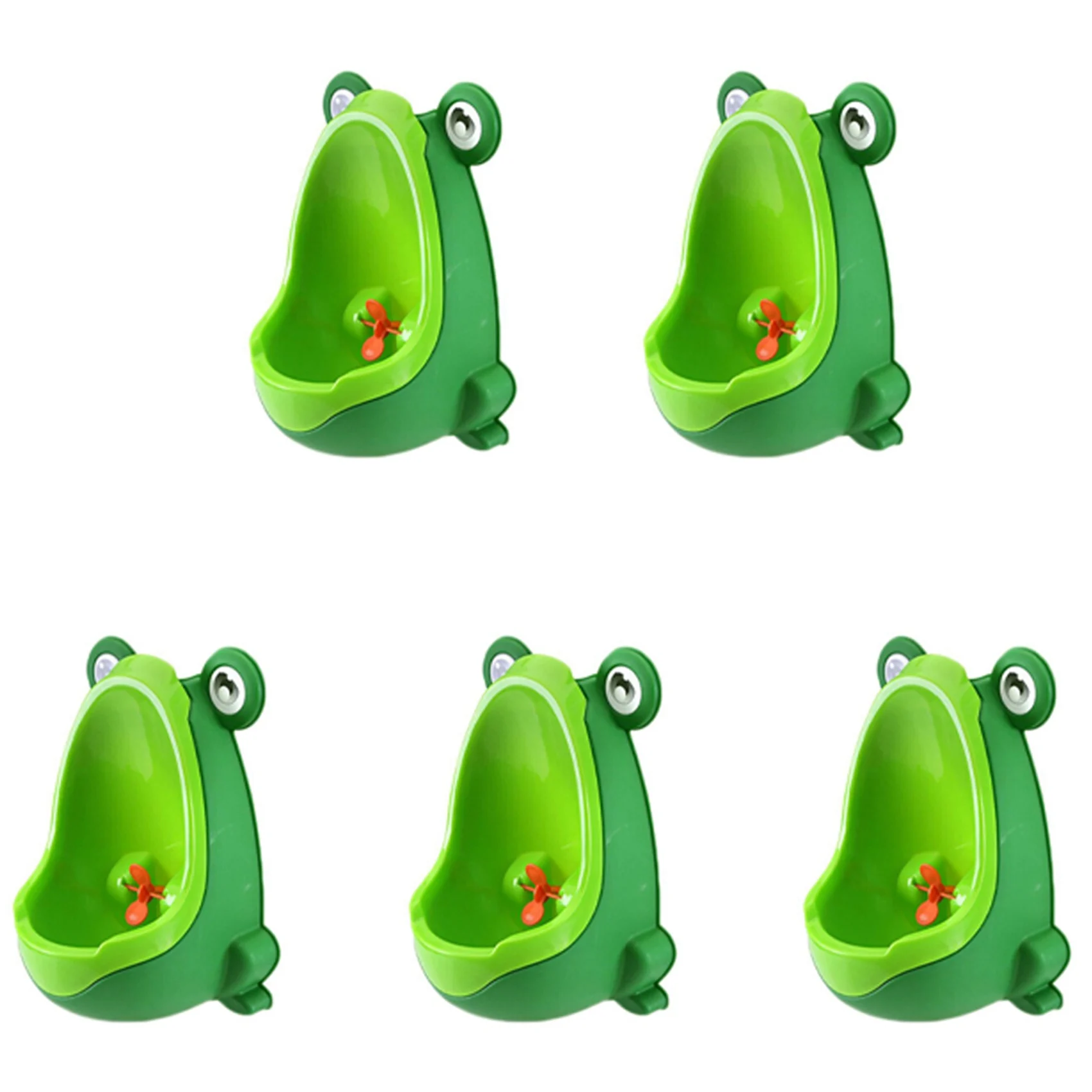 5 X Urinal infantil em forma de sapo Fun Pot (verde)