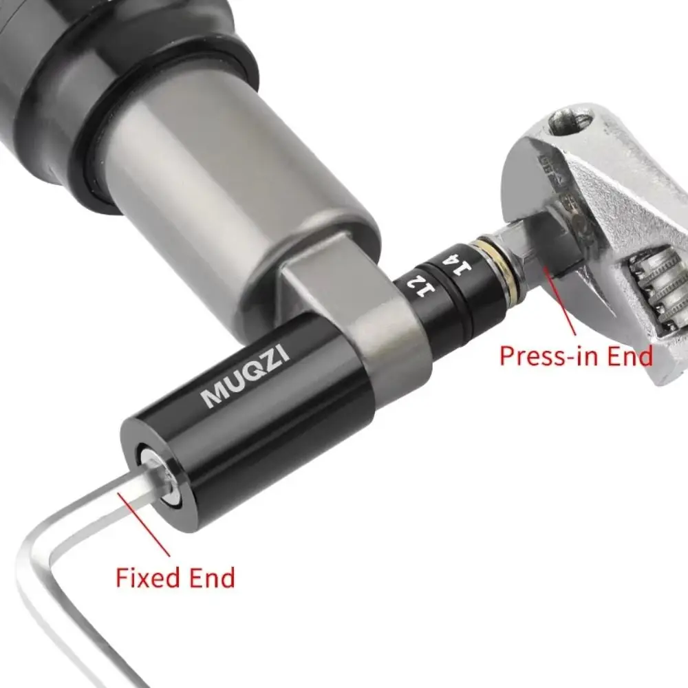 Visible Window Design Bicycle Rear Shock Durable Portable Bike Shock Absorbers Modification Aluminum Alloy DU Bushing Tool