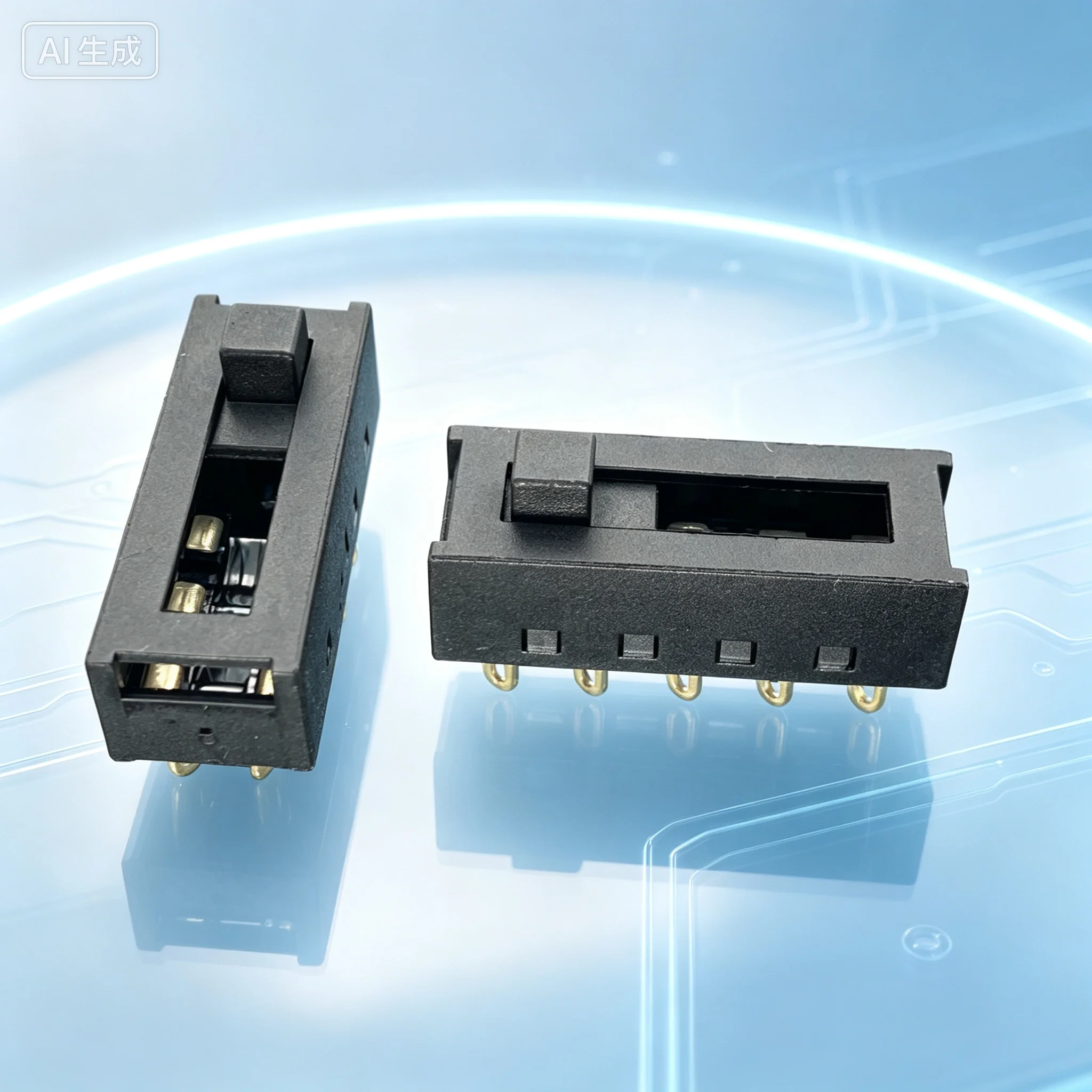 Genuine XN-2-2408 Slide Switch 10Pin 4Position 8A Hair Dryer Power Push Button for XN