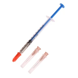 1Pc 0.4MM Conductive Adhesive Glue Silver Paint Pen With 2 Needles For PCB Rubber Repair Conduction Connectors Board Repair Tool