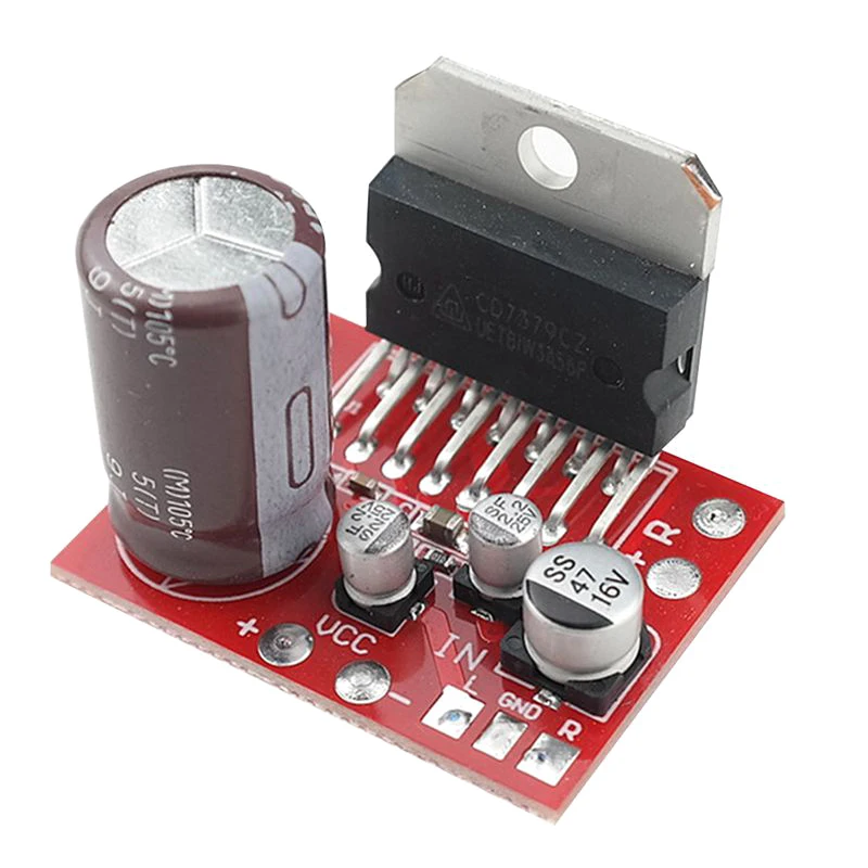 CD7379 2.0 Channel Amplifier Board - High Power Stereo Amp Module Compatible with TDA7297/7377