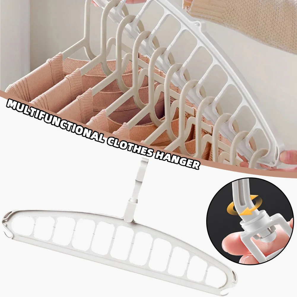 Multi-Functional Folding Clothes Rack Multi-Functional Recess Design Suitable For Closet