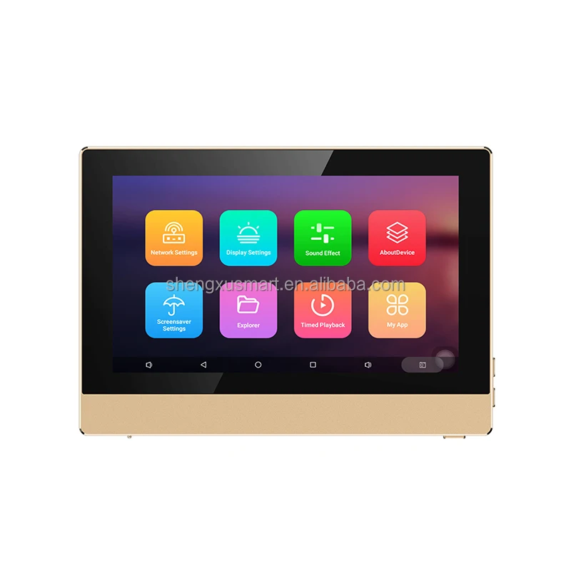 7-Inch Touch Screen Music Host Home Audio Amplifier Intelligent Music Host Ceiling Systems Smart Home Products & Devices