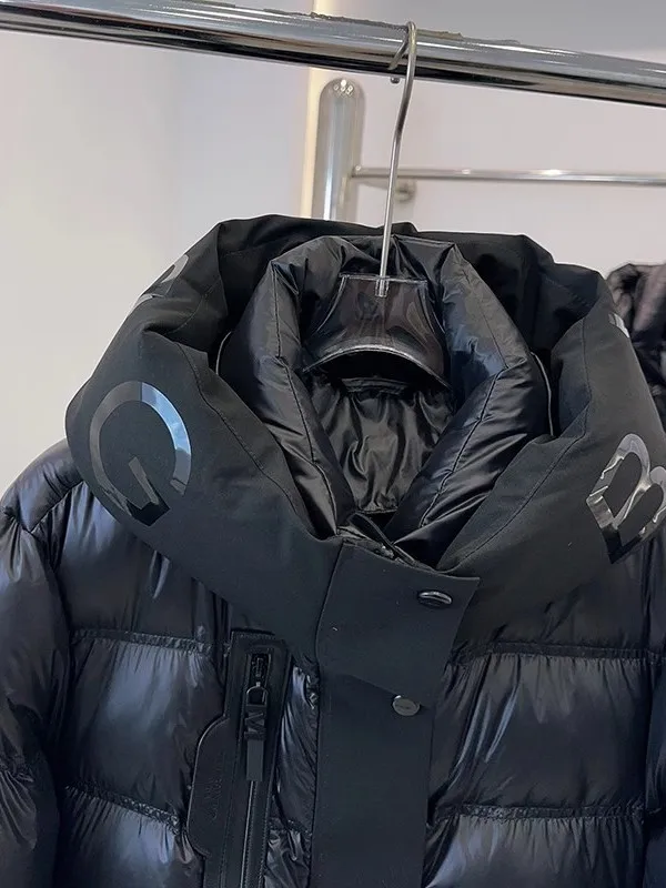 Faionable Thiened ort Dames dons Jaet 2025 Winter Trendy Design Hoed Geïntegreerde ganzendonsjas Normale Sve-lengte