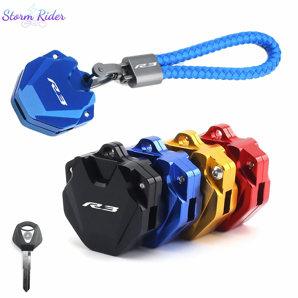 For YAMAHA YZF R6 R3 R1 R7 YZFR6 YZFR3 YZFR1 New Motorcycle Keychain Key Shell Key Case Cover Key Chain Keyring CNC Accessories