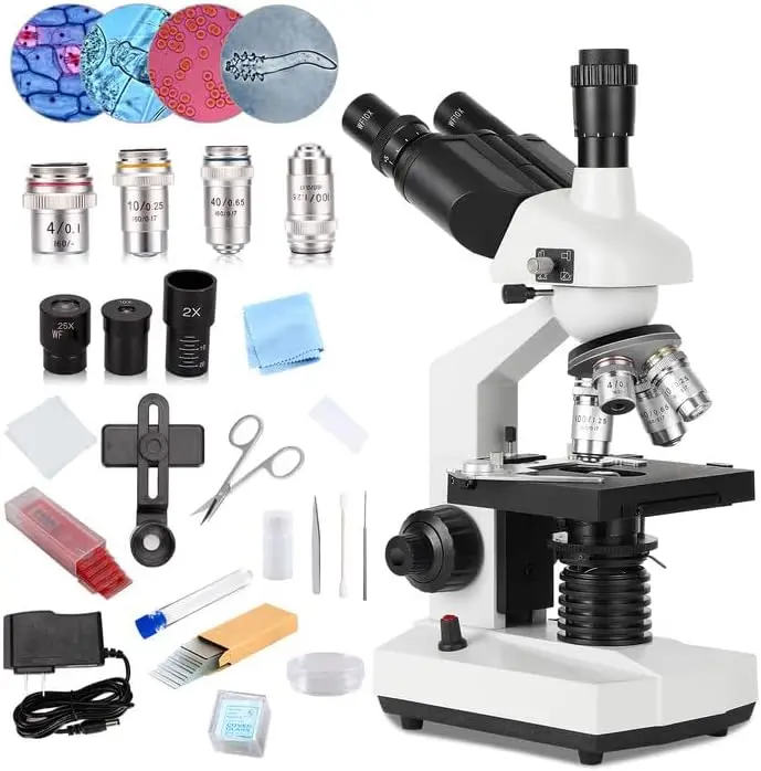 Magnification, Research Grade trinocular Compound Laboratory Microscope