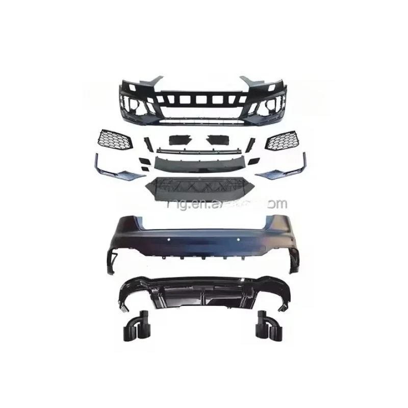 

Upgrade Bodykit A4 2017-2020 RS Front Bumper & RearSide Skirt Plastic Modifiable Car