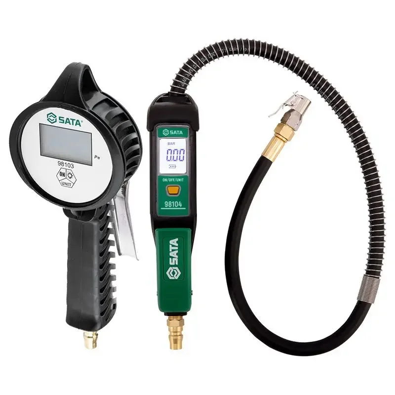 Able Digital Display Automobile Tire Pressure Gauge High Precision Barometer Charging Tire Pressure Monitoring Air Gun