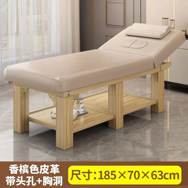 Tattoo Lash Wooden Massage Bed Bathroom Examination Physiotherapy Massage Table Adjust Lettino Estetista Salon Furniture WKMTB