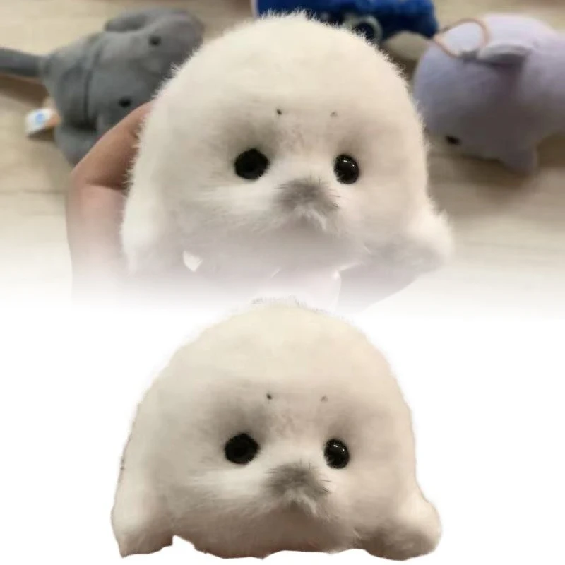 

Милая детская кукла-тюлень, плюшевая игрушка, кулон, имитация океанской игрушки, сувенирная печать, кулон, подарочная кукла, сумка, кулон